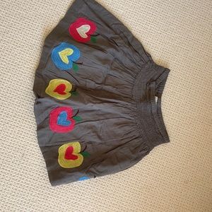 two adorable girls skirts